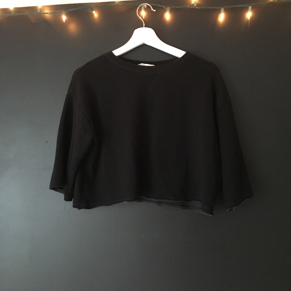 Black Crop Top